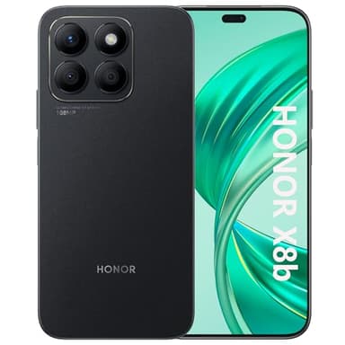 HONOR X8b Smartphone Android 13 Dual SIM 4G NFC, 8GB RAM 256GB, AMOLED FHD+ da 6.7 pollici display telefono con Qualcomm Snapdragon 680, 108+50MP, 4500 mAh, Midnight Black [Versione italiana]