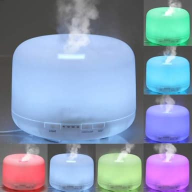 TEMPO DI SALDI Diffusore Aromi Da 500 ML Con Illuminazione Led 7 Colori E Timer Umidificatore
