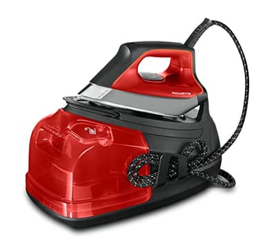 Rowenta DG8644 Perfect Steam Pro, Ferro da Stiro con Caldaia, Pressione Fino a 7.2 Bar, 1.1 Litri, Colpo Vapore 450 g/min, Ferro da Stiro a Vapore con Tecnologia Eco Intelligence, Rosso
