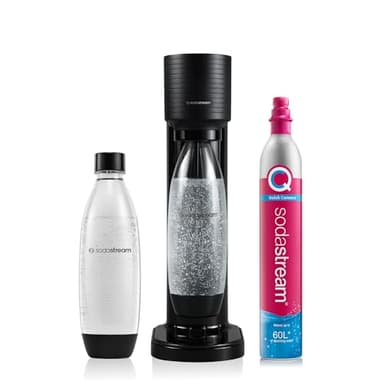 SodaStream Gasatore d’Acqua per Trasformare l’Acqua in Acqua Frizzante, Include 1 Bottiglia da 1 Litro e 1 Cilindro di Anidride Carbonica Co2 Alimentare da 425gr con Attacco Rapico