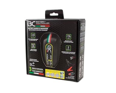 BC Battery Controller K900 EVO+ Caricabatterie/Mantenitore Intelligente 1 Amp per BMW, per Batterie 12V/12V CAN-BUS per batterie Piombo-Acido e Litio, adatto per Moto e Scooter fino a 100Ah