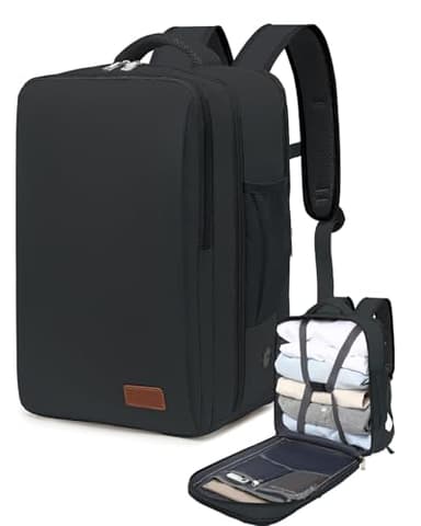 VMIKIV Zaino da Viaggio Aereo Bagaglio a Mano Zaino 40x30x20 per Wizzair Elegante Borsone da Viaggio Zaini Donna per Porta PC Uomo 15,6 Pollici Borsa in Aereo Travel Backpack per Ryanair Easyjet