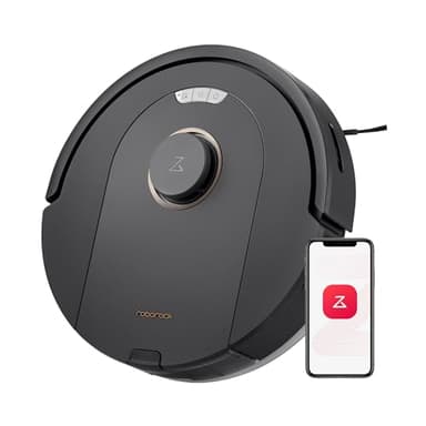 roborock Q5 Pro Robot Aspirapolvere con Spazzola DuoRoller, 5500Pa, 770ml Cestino della Polvere, 180ml Serbatoio, Autonomia 240min, Navigazione LiDAR PreciSense, Controllo Alexa/APP