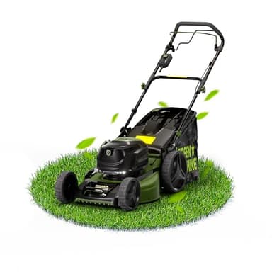 Green Machine 62V tagliaerba a Batteria, 46cm 60L Autopropulso con Cesto Tagliaerba Elettrico (SOLO STRUMENTO) con LED, Senza Spazzole, SENZA Batteria e Caricatore