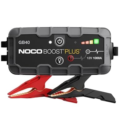 NOCO Boost GB40: Avviatore di Emergenza al Litio UltraSafe da 1000A 12V per Veicoli con Motori a Benzina fino a 6,0 Litri e Diesel fino a 3,0 Litri