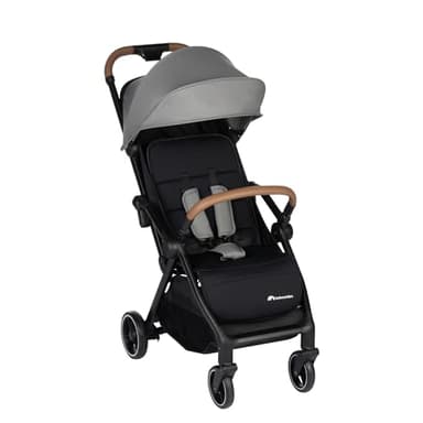 Bebeconfort Sunlite, Passeggino per bambini 0 - 4 anni portata 22 kg, Passeggino leggero da viaggio (7,2 kg), Passeggino neonato reclinabile e pieghevole chiusura compatta, colore Tinted Grey