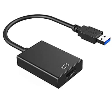 Cablelera Adattatore da USB a HDMI, USB 3.0/2.0 a HDMI HD1080P Cavo Convertitore Audio Video per PC Laptop Proiettore HDTV Compatibile con Windows XP/10/8.1/8/7