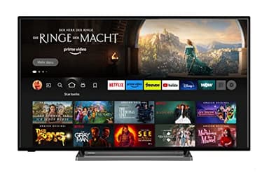 Toshiba Smart Fire TV 65" Ultra HD 65UF3D63DA, TV 4K 65 Pollici con Alexa Integrata, Televisore LED Compatibile con Alexa, DVB-T2, Tecnologia LED, Dolby Vision HDR10, HDMI 2.1, Dolby Atmos