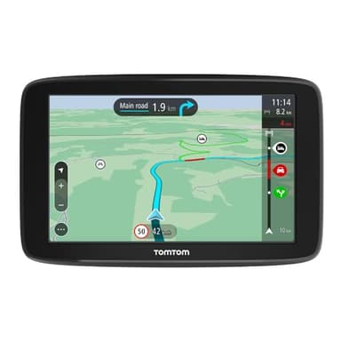 TomTom Navigatore Satellitare per Auto GO Classic, 6 Pollici, con Traffico, Tutor e Autovelox di Prova, Mappe Europa, Aggiornamenti Tramite WiFi, Supporto Reversibile Integrato