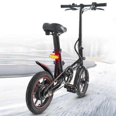 PLAYBIK X40 Bicicletta Elettrica Pieghevole 14" Bici Elettrica con Batteria da 36 V 6 Ah, 250 W Motore, All Terreno Ebike per Adulto, Portata di 25 km Bicicletta Elettrica, Unisex Adulto