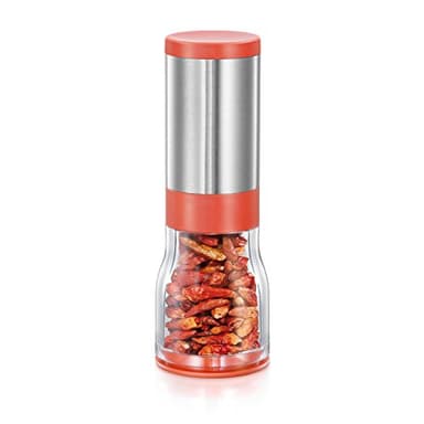 Tescoma 428794 Macina Peperoncino, Acciaio Inossidabile, Rosso, 16 cm