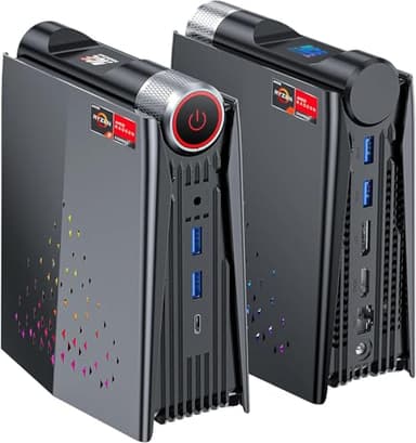 ACEMAGICIAN S3A Mini PC Gaming, AMD Ryzen 9 6900HX(fino a 4,9 GHz), 16GB DDR5 512GB NVME SSD Mini Computer, W11-Pro/Triplo Display/Type-C/WiFi 6/BT5.2