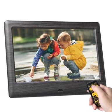KODAK Cornice digitale da 7 pollici, cornice elettronica, schermo IPS, foto/musica/lettore video, calendario/allarme, supporto USB o scheda SD, rotazione automatica, con telecomando