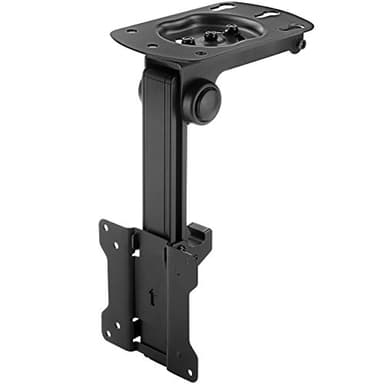 deleyCON Universal TV & Monitor Montaggio a Soffitto -13" - 27" Pollici (33cm - 68cm) - Fino a 20Kg & VESA 100x100mm - 90° Orientabile
