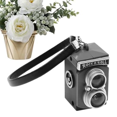 Macchina fotografica vintage | Macchina fotografica reflex digitale per casa delle bambole, decorazione modello di macchina fotografica vintage, puntelli fotografici ornamento fotocamera