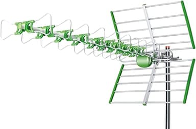 ANTENNA TV ESTERNA DVB-T2 DIGITALE TERRESTRE 4G LTE HD TELEVISORE RADIO ULTRA POTENTE ottima per ricezione debole (BLTE)