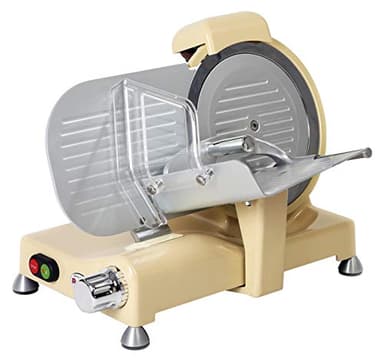 RGV affettatrice Special Edition 25 Avorio, Made in Italy, Lama Ø 250 mm, 140 W, Alluminio, Avorio