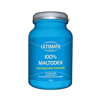 100% Maltodex – Maltodestrine Purissime - Fornisce Energia E Recupero - 500 g - Ultimate Italia