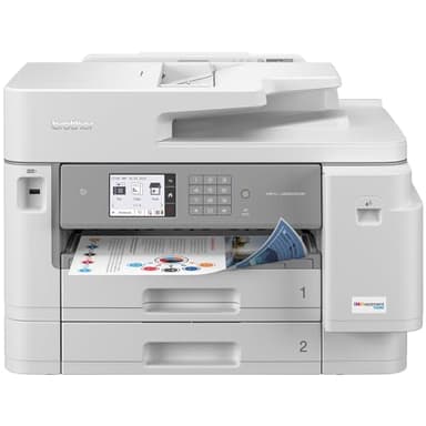 Brother MFCJ6955DW Stampante Multifunzione Inkjet a Colori fino al Formato A3, Doppio Cassetto Carta, Rete Cablata, Wi-Fi, NFC, PCL, Stampa Copia Scansione e Fax A3 Fronte/Retro Automatico