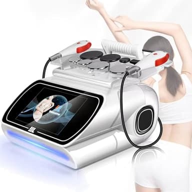 LSHFYV Terapia Tecar Portatile a 448 KHz per Cure Profonde, Dispositivo per la rimozione del Grasso con Touch Screen, Macchina Portatile per diatermia RET CET per Dimagrimento, Sollievo dal Dolore
