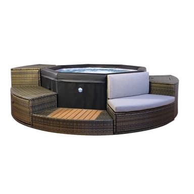 NETSPA SP-OCT165/MOB2 NetSpa Octopus Semi Rigida + Arredamento, 4-6 Posti