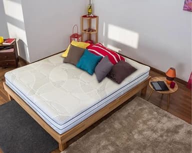 Flexinn Materasso in Memory foam con 1600 Molle insacchettate indipendenti e Memory Gel. Altezza: 25 cm, rigidità 8 su 10. Sfoderabile. Dispositivo Medico Classe I (160x190)
