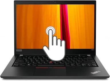 Lenovo Thinkpad T490 - Computer portatile con touchscreen da 14 pollici, i5 di 8a generazione, 16 GB di RAM, 512 GB di SSD, Windows 10 Pro, tastiera americana (ricondizionata)