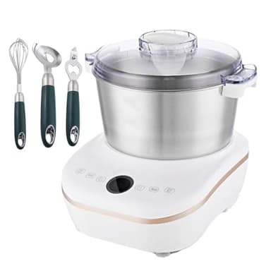WOTZOV Impastatrice elettrica con 3 Accessori 200 W/Macchina per la fermentazione del Pane con Pannello Touch/Macchina per impastare automaticamente Gnocchi, Toast, tagliatelle/TEM