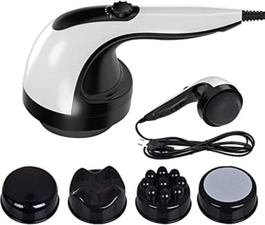 Helining 4 in 1 Massaggiatore Anticellulite, Professionale Massaggiatore Cellulite Elettrico per Collo, Spalle, Addome, Gambe, Schiena, Rassoda, Allevia la Fatica, Rilassa il Corpo