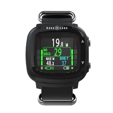Aqualung i330R, Computer subacqueo,Bluetooth,display a colori ultra-luminoso e leggibile,interfaccia intuitiva,computer subacqueo Aqua lung con batteria ricaricabile, ottimale per immersioni subacquee