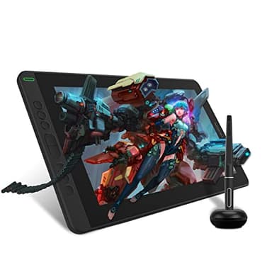 HUION Tavoletta Grafica con Display Kamvas 13 (Senza Supporto) Schermo Laminato Completo 8 Pulsanti Programmabili, Connettività con Dispositivi AndroidIdeale per L'ufficio a Casa e L'e-learning