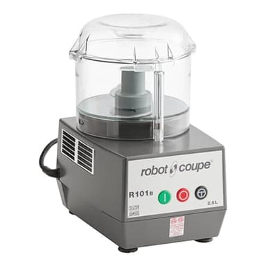 Robot Coupe R101B CLR - Robot da cucina combinato, ciotola trasparente da 2,5 litri, in policarbonato, trasparente, 120 V