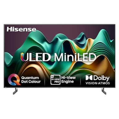Hisense TV 55" Mini-LED 4K 55U62NQ, Smart TV VIDAA U7, Dolby Vision IQ, HDR 10+ Adaptive, Game Mode Plus, Alexa Built-in, VIDAA Voice, Tuner DVB-T2/S2 HEVC 10, lativù 4K