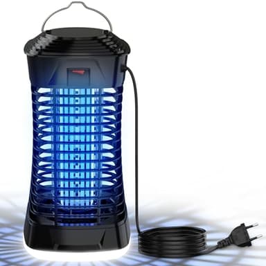 Lampada Antizanzare Elettrica, Lampada Zanzare Esterno, Zanzariera Elettrica da Esterno, Antizanzare Elettrico, Zanzariera Elettrica, Ammazza Zanzare Elettrico Interno，Acchiappa Zanzare Elettrico