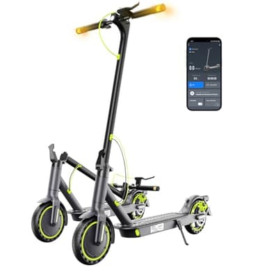 S3-S Monopattino Elettrico,Motore da 350W, 25 km/h, 30-35KM di Autonomia, Turn Signal, 8.5" Scooter Elettrico Pieghevole y App, Carico Massimo 120 KG, Doppio Freno,Indicatore di direzione