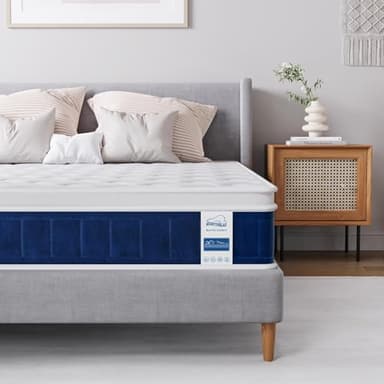 wowttrelax Materasso Singolo Ortopedico 90x190 25 cm, Materasso Memory Foam e Molle Insacchettate Singole, Anallergico e Antibatterico, Antiacaro e Traspirante