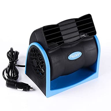 Riloer Ventilatore da Tavolo Per Auto Portatili, Condizionatore Per Camper a 12V, Mini Condizionatore d'Aria Auto, Dispositivo di Raffreddamento del Condizionatore, Ventola Senza Pale, Nessun Rumore