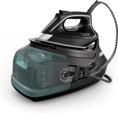Rowenta Eco Steam Pro Ferro da Stiro a Vapore con Caldaia, Pressione Fino a 7.6 Bar, 2800W, 1.3 Litri, Colpo Vapore 460 g/min, Tecnologia Microsteam 400 HD Laser 3De, Sistema Anti-Calcare, DG9610