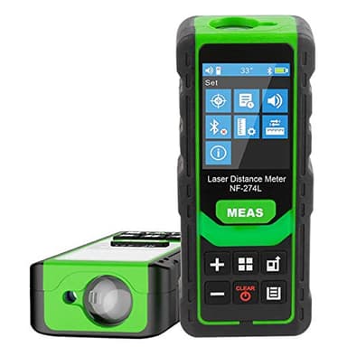 Telemetro laser - Misuratore di distanza fino a 60 metri con LASER verde e VOCE