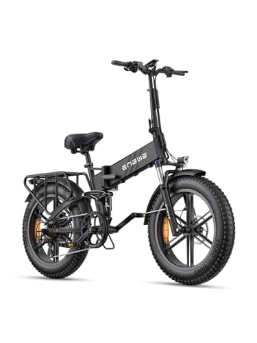 ENGWE Bicicletta Elettrica Pieghevole| 832Wh 16AH Durata 110KM| 20"×4.0" Fat Tire|Sensore di Coppia| Sospensione Completa| 8 Velocità| 2024 ENGINE Pro 2.0 (Spazio Nero)
