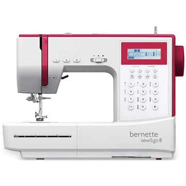 Bernette Sew&Go8 Macchina da cucire Elettronica con 197 punti cucito