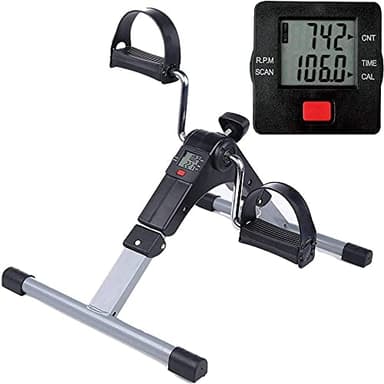 App Life Pedaliera Riabilitazione Mini Cyclette Dispositivo Medico di Classe I Bike Bicicletta Anziani Pedali Antiscivolo Schermo Ginnastica Passiva Esercizio Fitness Gambe E Braccia da Tavolo