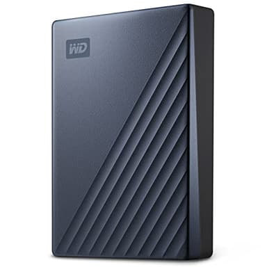 WD 5TB My Passport Ultra HDD portatile USB-C con software per gestione di dispositivi, backup e protezione tramite password - funziona con PC, Xbox X, Xbox S, PS4 and PS5 - Blu