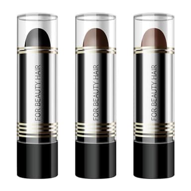 Stick Colorato Istantaneo Per Capelli - Copre Istantaneamente I Capelli Grigi | Penna Coprente Per Capelli Con Tubo Per Rossetto | Colore Naturale Impermeabile E Di Lunga Durata | Impermeabile, Unisex