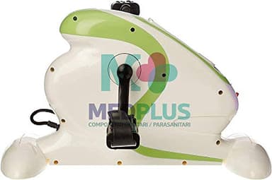 MedPlus PEDALIERA ELETTRICA PER TERAPIA RIABILITAZIONE / MINI CYCLETTE GINNASTICA ATTIVA-PASSIVA ASSISTITA PER BRACCIA E GAMBE CON COMPUTER DI BORDO
