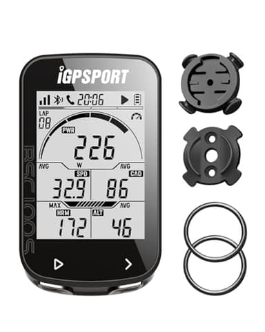 iGPSPORT BSC100S Ciclocomputer GPS, Compatibile Contachilometri Bici Senza Fili Display 2,6" Tachimetro Bici Retroilluminazione Automatica, Impermeabile Bici Computer Bluetooth 5.0 ANT+ IPX7