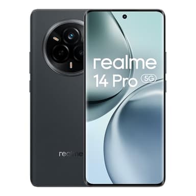 realme 14 Pro 5G Smartphone,Dimensity 7300 5G,Fotocamera 50 MP IMX882 OIS,120Hz 6.77" FHD+ Display,8GB+256GB Telefono,Batteria da 5260 mAh,Dual SIM Android 15,NFC IP69,Senza Adattatore,Grigio