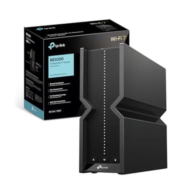 TP-Link Archer BE550 Router WiFi 7, Tri-Band BE9300Mbps, Canali 320 MHz, Banda 6 GHz, 5 porte 2.5G, Porta USB 3.0, EasyMesh, 6 Antenne interne, Ripetitore WiFi, VPN Client e Server, non supporta xDSL