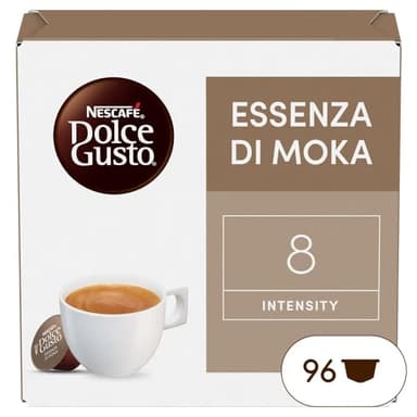 NESCAFÉ DOLCE GUSTO Espresso Essenza di Moka Caffè, 6 Confezioni da 16 Capsule (96 Capsule Compatibili Nescafé Dolce Gusto)