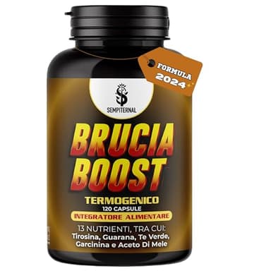SEMPITERNAL Brucia Grassi Potenti Veloci Pancia Piatta 120 Capsule. Integratore Termogenico Drenante Forte Dimagrante con Azione Detox Per Uomo e Donna.